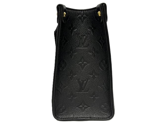 Borsa Louis Vuitton OnTheGo PM Monogram Empreinte Nero - vista 5