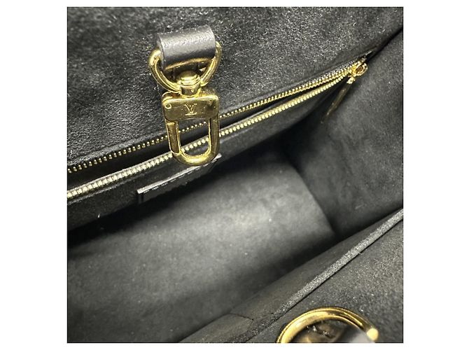 Borsa Louis Vuitton OnTheGo PM Monogram Empreinte Nero - vista 6