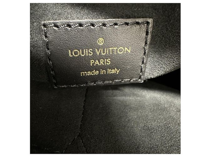 Borsa Louis Vuitton OnTheGo PM Monogram Empreinte Nero - vista 7