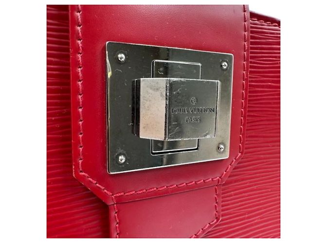 Borsa Louis Vuitton Epi Mirabeau PM Rosso - vista 2