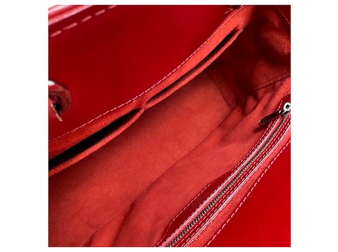 Borsa Louis Vuitton Epi Mirabeau PM Rosso - vista 6