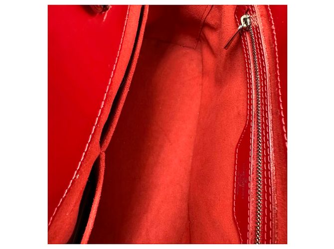 Borsa Louis Vuitton Epi Mirabeau PM Rosso - vista 8