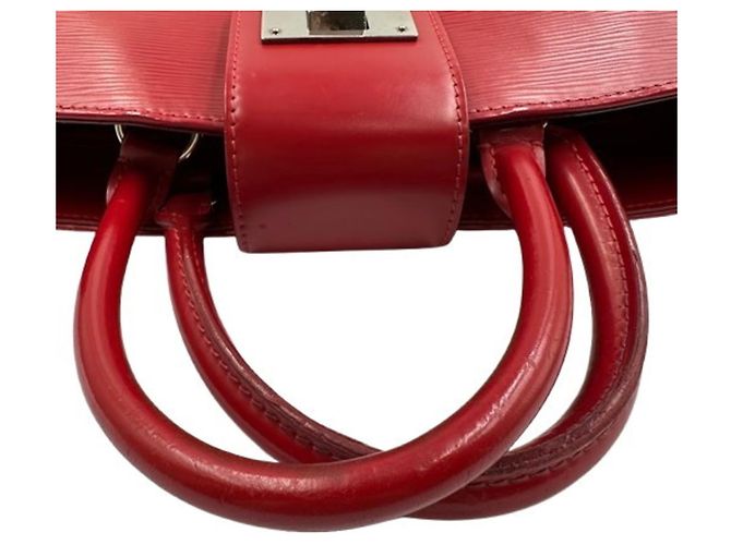 Borsa Louis Vuitton Epi Mirabeau PM Rosso - vista 9