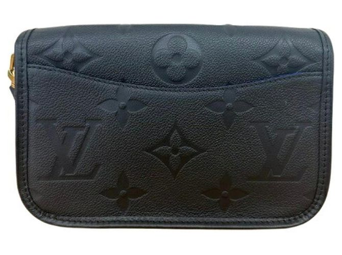 Bolsa de Ombro Louis Vuitton Monogram Empreinte Diane Preto - vista 2