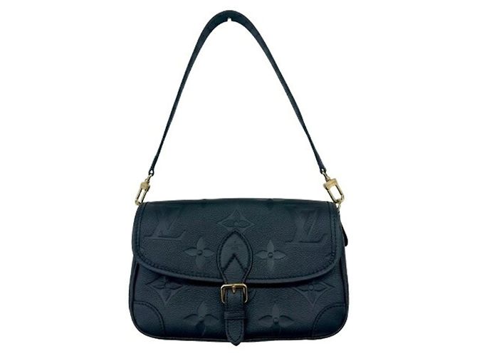 Bolsa de Ombro Louis Vuitton Monogram Empreinte Diane Preto - vista 7