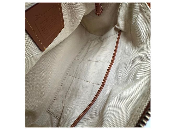 Borsa Boston Coach Signature Beige - vista 9