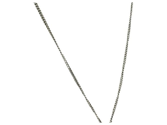 Colar CHANEL Strass 05V Prata - vista 6