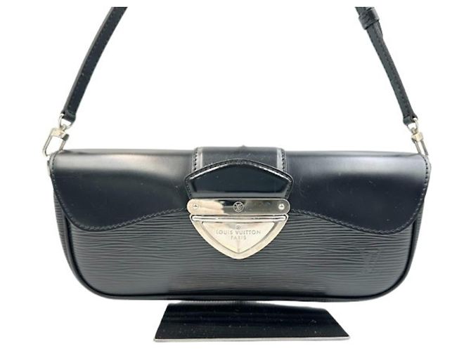 Louis Vuitton Epi Pochette Montaigne in Noir Nero - vista 2