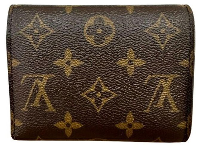 Louis Vuitton Monogram M62472 Portefeuille Victorine Compact Wallet Marrone - vista 2