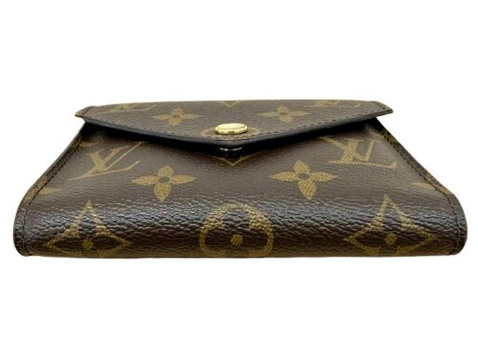 Louis Vuitton Monogram M62472 Portefeuille Victorine Compact Wallet Marrone - vista 5