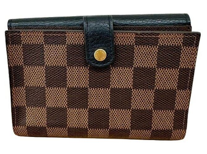 Louis Vuitton Damier Portefeuille Normandie Bi-fold Wallet Marrone - vista 2