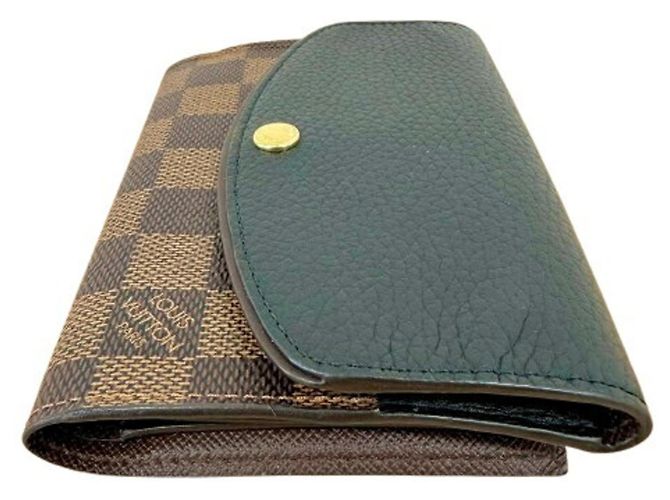 Louis Vuitton Damier Portefeuille Normandie Bi-fold Wallet Marrone - vista 3
