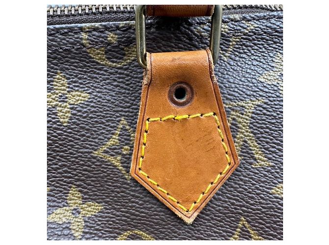 Borsa a mano Louis Vuitton Speedy 35 Boston Marrone - vista 12