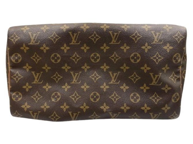 Borsa a mano Louis Vuitton Speedy 35 Boston Marrone - vista 5