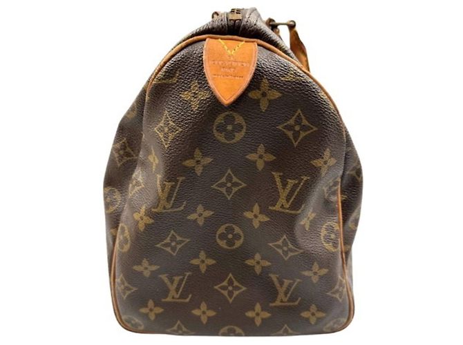 Borsa a mano Louis Vuitton Speedy 35 Boston Marrone - vista 6