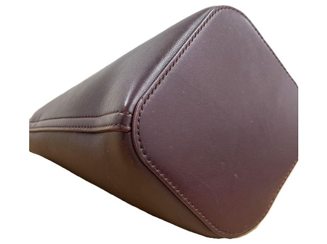 Borsa a secchiello Loewe Pebble Mini - Dark Brown Marrone scuro - vista 3