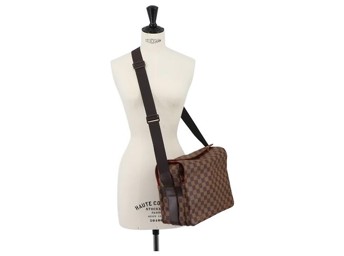 Borsa a tracolla Louis Vuitton Damier Naviglio Marrone Damier ebene - vista 10