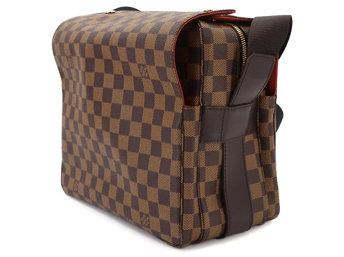 Borsa a tracolla Louis Vuitton Damier Naviglio Marrone Damier ebene - vista 3