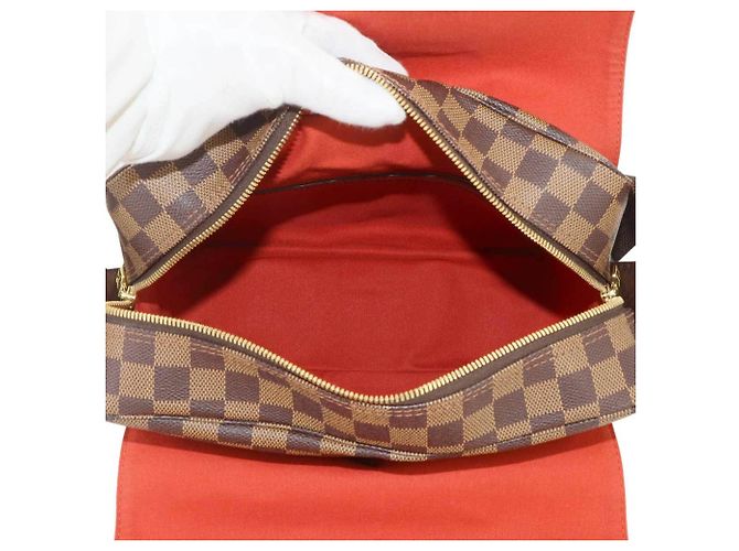 Borsa a tracolla Louis Vuitton Damier Naviglio Marrone Damier ebene - vista 6