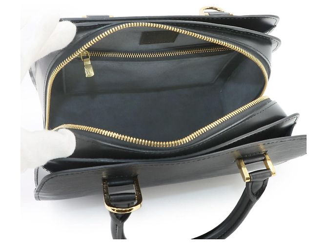 Borsa Louis Vuitton Epi Pont Neuf Nero - vista 6