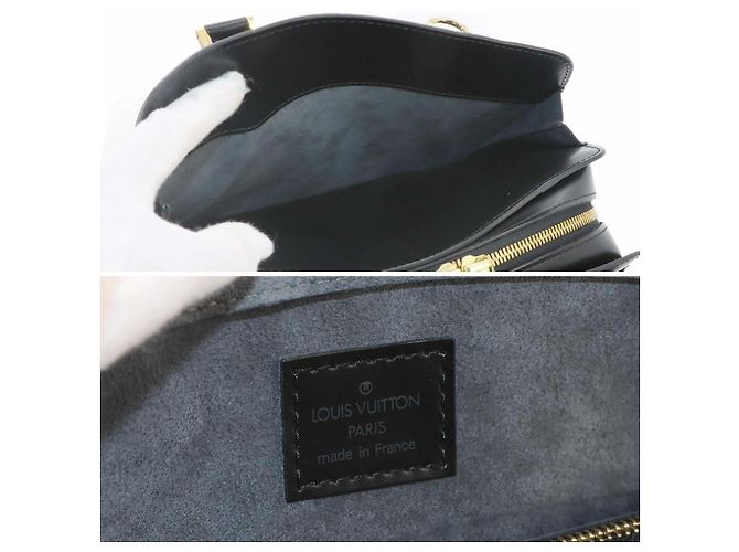Borsa Louis Vuitton Epi Pont Neuf Nero - vista 7