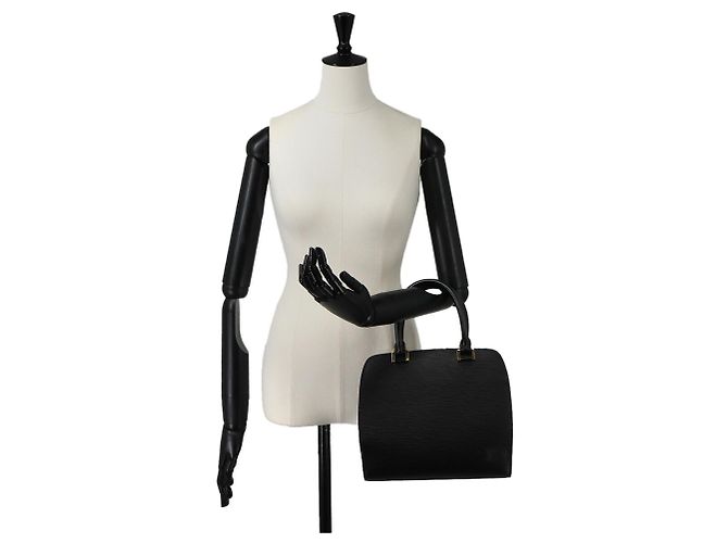 Borsa Louis Vuitton Epi Pont Neuf Nero - vista 10