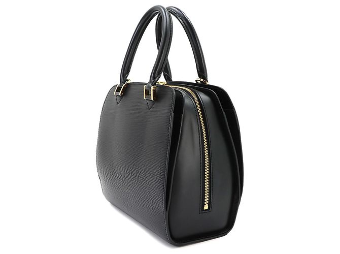 Borsa Louis Vuitton Epi Pont Neuf Nero - vista 3