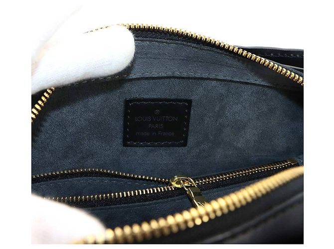Borsa Louis Vuitton Epi Pont Neuf Nero - vista 7