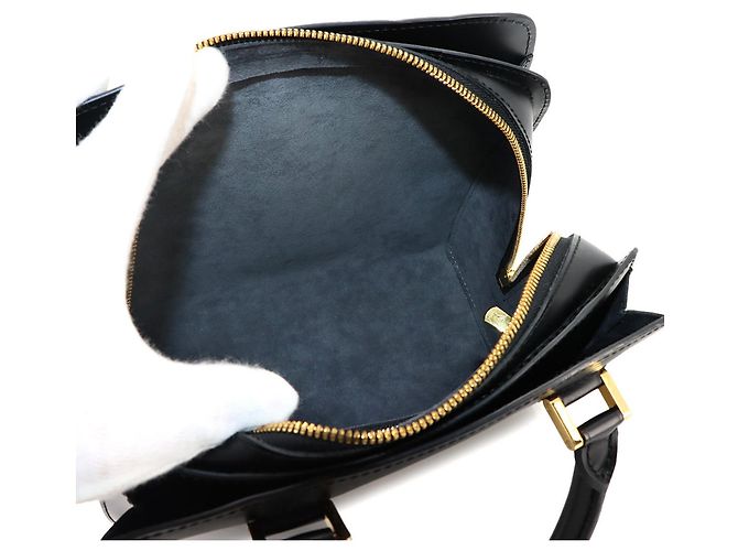 Borsa Louis Vuitton Epi Pont Neuf Nero - vista 8