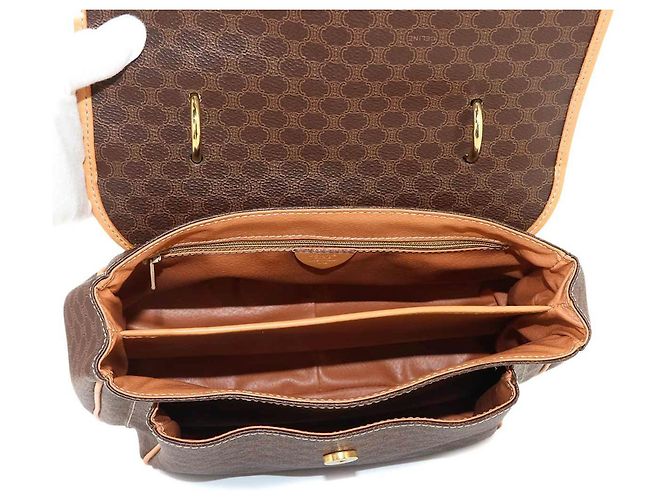 Céline Celine Macadam Handtasche Braun - Ansicht 6
