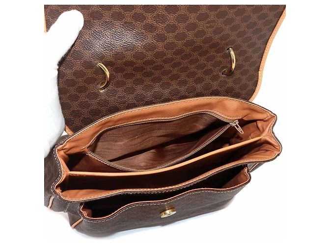 Céline Celine Macadam Handtasche Braun - Ansicht 8