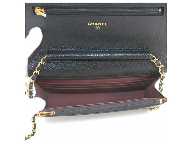 Chanel Matelassé Classic Chain Wallet Schwarz - Ansicht 8