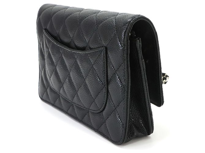 Chanel Matelassé Classic Chain Wallet Schwarz - Ansicht 3