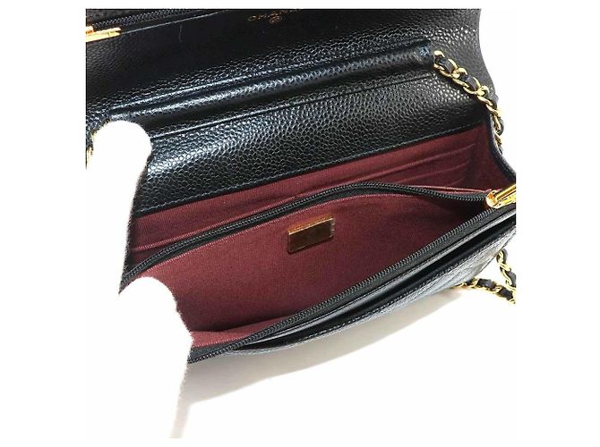 Chanel Matelassé Classic Chain Wallet Schwarz - Ansicht 7