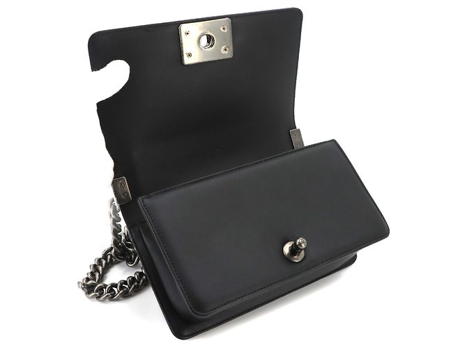 Chanel Boy Small Chain Schultertasche Schwarz - Ansicht 6