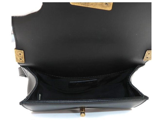Chanel Boy Small Schultertasche mit Kette Schwarz - Ansicht 7
