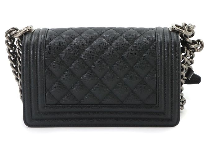Chanel Boy Small Chain Schultertasche Schwarz - Ansicht 2