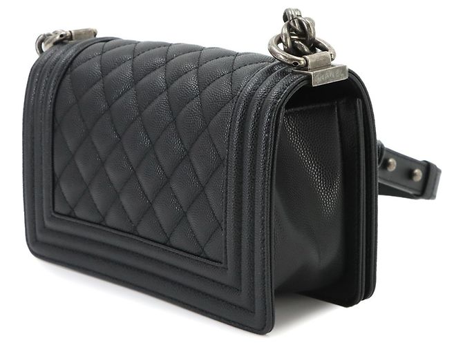 Chanel Boy Small Chain Schultertasche Schwarz - Ansicht 3