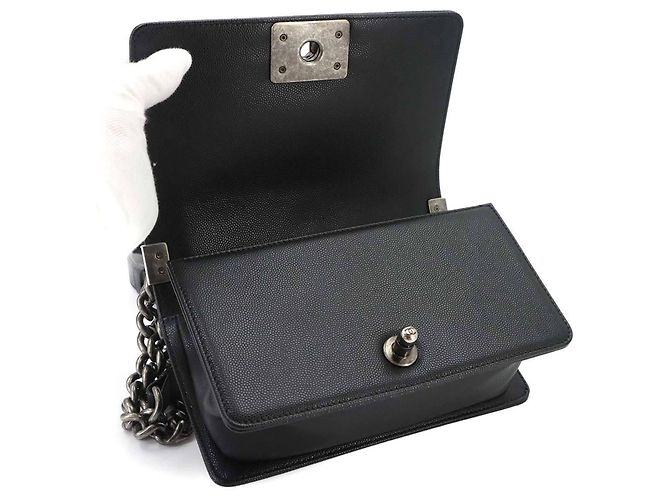Chanel Boy Small Chain Schultertasche Schwarz - Ansicht 6