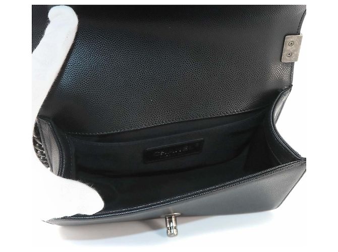 Chanel Boy Small Chain Schultertasche Schwarz - Ansicht 7