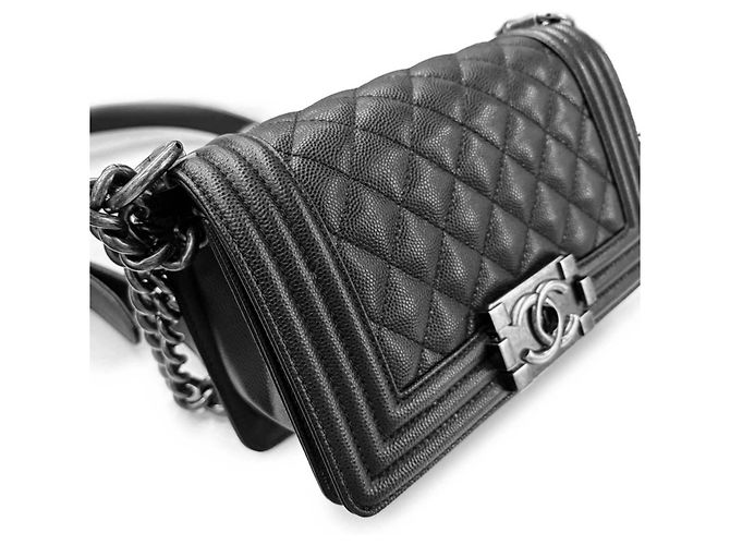 Chanel Boy Small Chain Schultertasche Schwarz - Ansicht 9