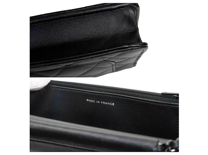 Chanel Matelassé Classic Chain Wallet Schwarz - Ansicht 8