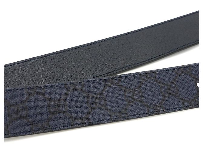 Cinturón reversible Gucci GG Marmont Negro Azul marino - vista 4
