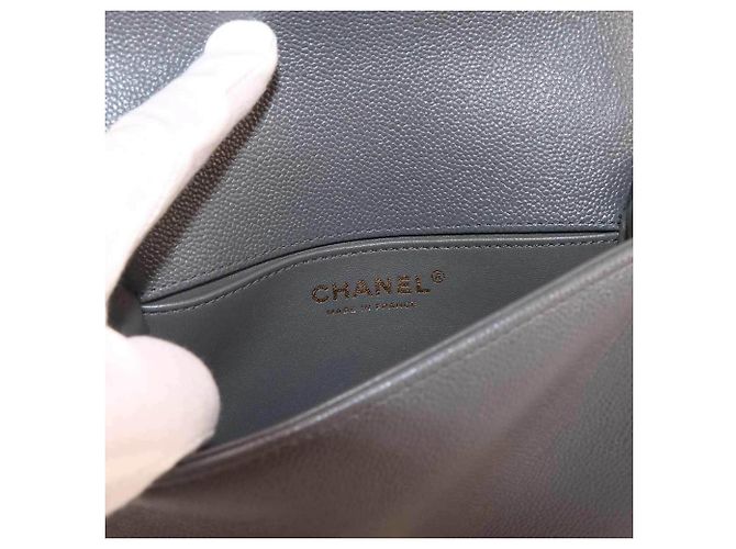 Borsa a tracolla Chanel Boy Small Chain Marrone - vista 7