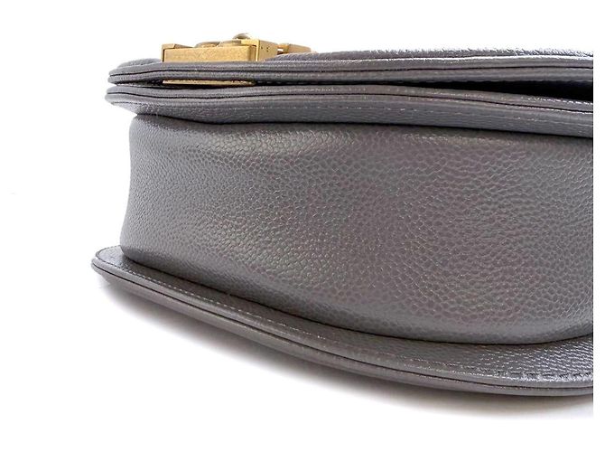 Borsa a tracolla Chanel Boy Small Chain Marrone - vista 9