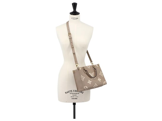 Louis Vuitton Onthego PM Bicolor Tote Grau - Ansicht 10