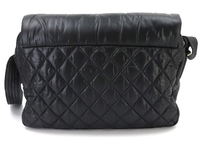 Borsa a spalla media Chanel Coco Cocoon Nero - vista 2