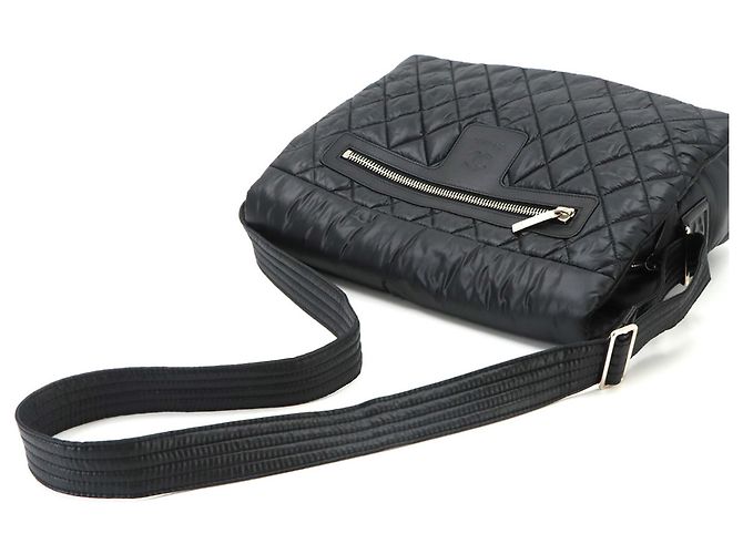 Borsa a spalla media Chanel Coco Cocoon Nero - vista 5