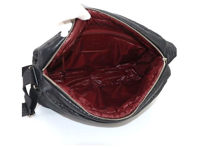 Borsa a spalla media Chanel Coco Cocoon Nero - vista 6