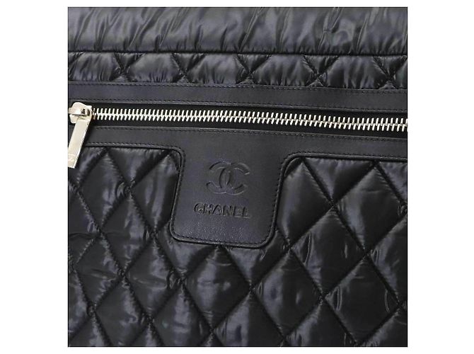 Borsa a spalla media Chanel Coco Cocoon Nero - vista 9
